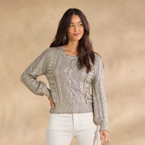 Marta Sweater - M, Metallic