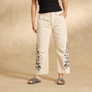 Barbara Nordic Pants - 28, Cream